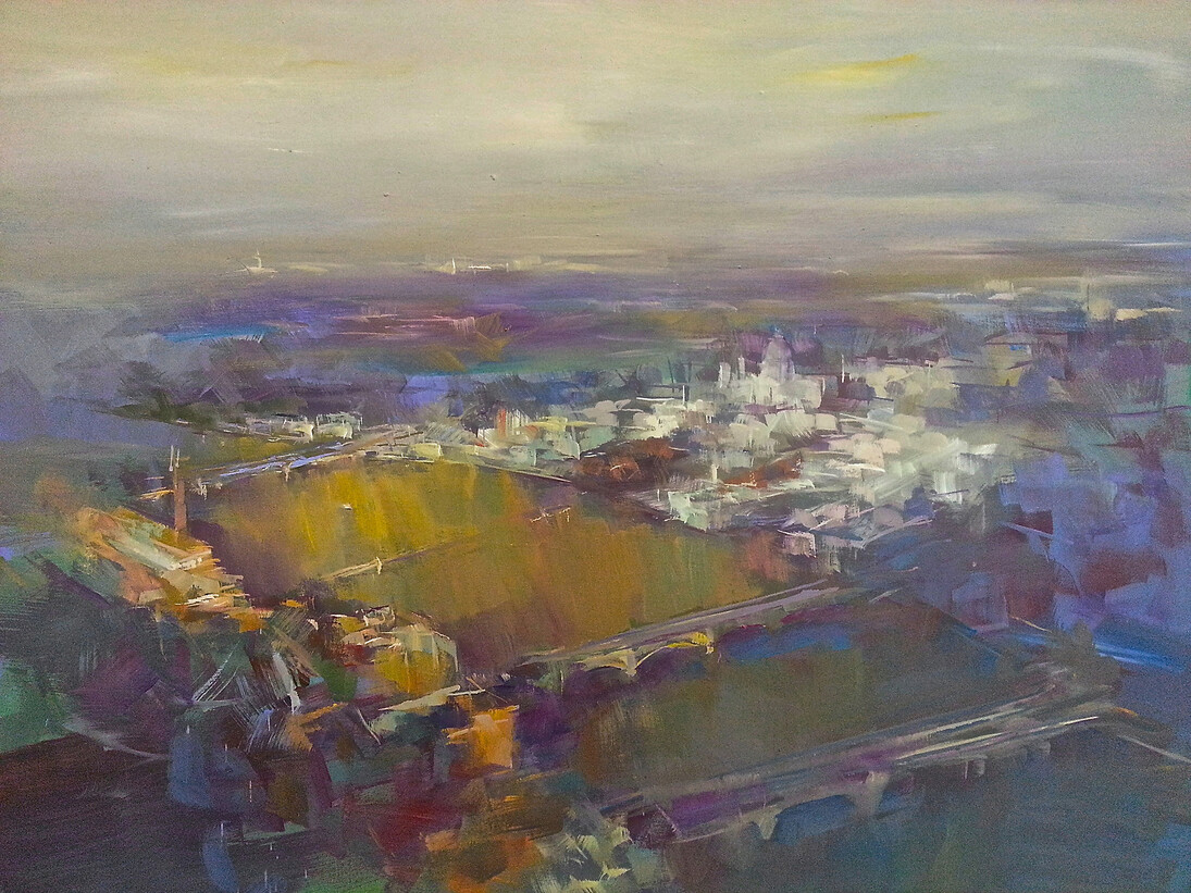 Philip James, Sky View with St Pauls