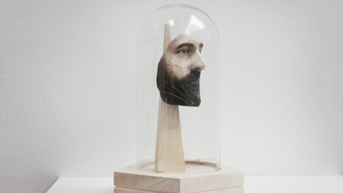 Stéphanie Solinas, Sans titre (M.Bertillion) deux faces, 2011. Courtesy of Fraenkel Gallery