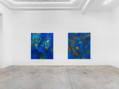 Carlos Jacanamijoy, Olor a tierra, exhibition view. Courtesy of Almine Rech