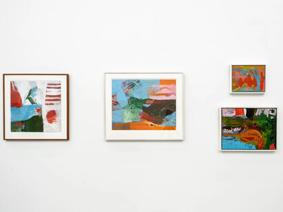 Charlotte Park, The life of forms in color, exhibition view. Courtesy of Parrish Art Museum