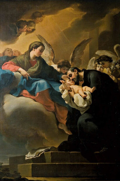 Sentimento e ragione nella pittura del grande Ubaldo Gandolfi, dipinto in mostra. Per gentile concessione di Artemide PR