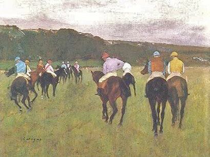 Edgar Degas, Corse di cavalli a Longchamp
