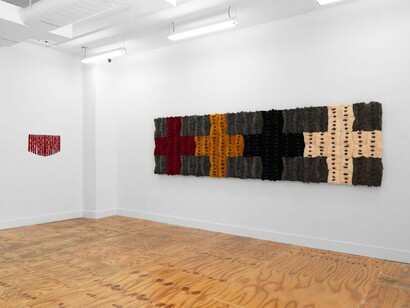 Brenda Mallory, Of seasons and cycles, exhibition view. Courtesy of Marinaro