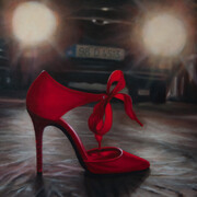 Ursula Klinger, Headlights, Oil on Canvas, 50 x 60 cm
