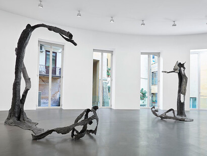 Giuseppe Penone, exhibition view. Courtesy of Gagosian Rome