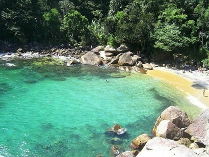 Paradisiac little beach. Ilha Grande