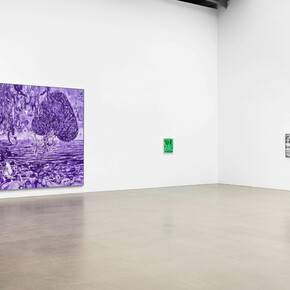 Stefan Guggisberg, Aligned mirrors, exhibition view. Courtesy of Galerie Eigen+Art