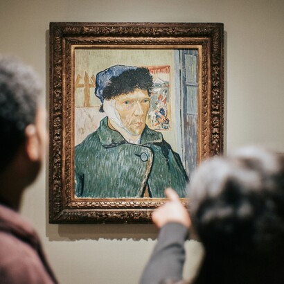 Vincent van Gogh, "Autoportrait à l’oreille bandée", 1889, huile sur toile, galerie Courtauld Londres
