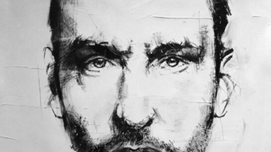Guglielmo Alfarone, Petr, carboncino su carta, 60 x 90 cm