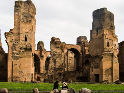 Roma. Ruinas de las termas de Caracalla
