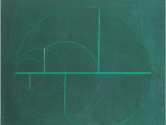 Waldemar Cordeiro, Untitled, 1951, oil on linen, 40 x 50 cm