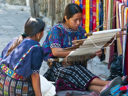 Mujeres en Santiago de Atitlán