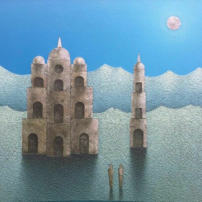 Alejandro Aróstegui, Nocturno con templo, 2013