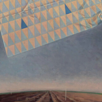 Zhang Lingrui, Descend to far-off isle (detail), 2025. Courtesy of HdM Gallery