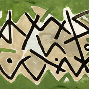 Moustafa Fathi, Untitled, 2006, Mixed media on paper, 23 x 32 cm