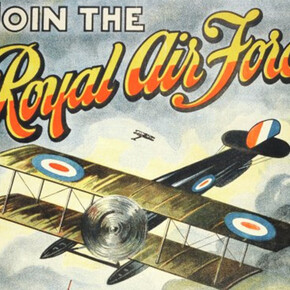Join the RAF and Make a Direct Hit! Dublin, 1918, Collection Ulster Museum, © National Museums Northern Ireland
