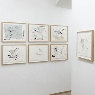 David Schmitz, Notations, exhibition view. Courtesy of Nosbaum Reding