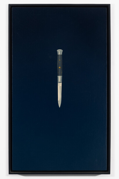 Bruce Richards, Starry Night, 1983, oil on linen over panel, 61x35.6 cm. Courtesy the artist and Fortnight Institute, NYC