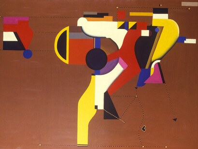 Karl Hagedorn, Procession, 1980, o/c, 54 x 72 in