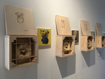 Wunderkammer, Exhibition view. Courtesy of Roodgallery