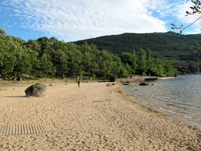 Playa Viquiella, lago Sanabria (Zamora)