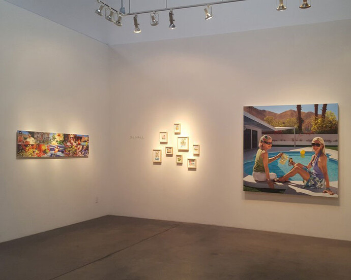 D.J. Hall, Exhibition view. Courtesy of Craig Krull Gallery