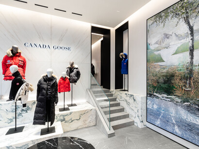 Canada Goose, via della Spiga 18. 