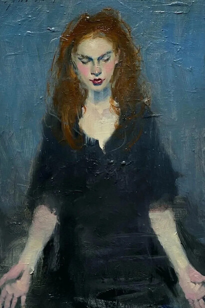 Malcolm Liepke, Arms outstretched, 2022. Courtesy of Friedrichs Pontone