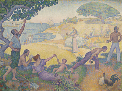 En el tiempo de armonía. La edad dorada no ha pasado, debe venir aun, 1896, Paul Signac
