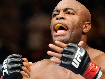 Anderson Silva, pronto para o combate