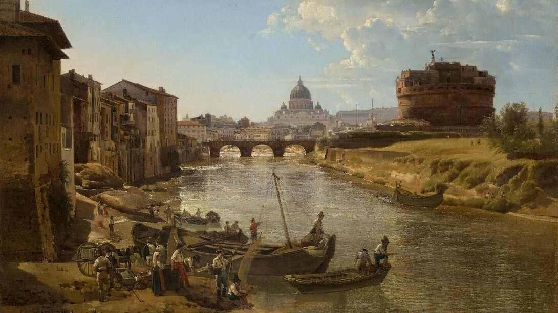 S.F. Shchedrin, New Rome. Castel Sant’ Angelo (detail) 1824. Courtesy of the New Tretyakov Gallery