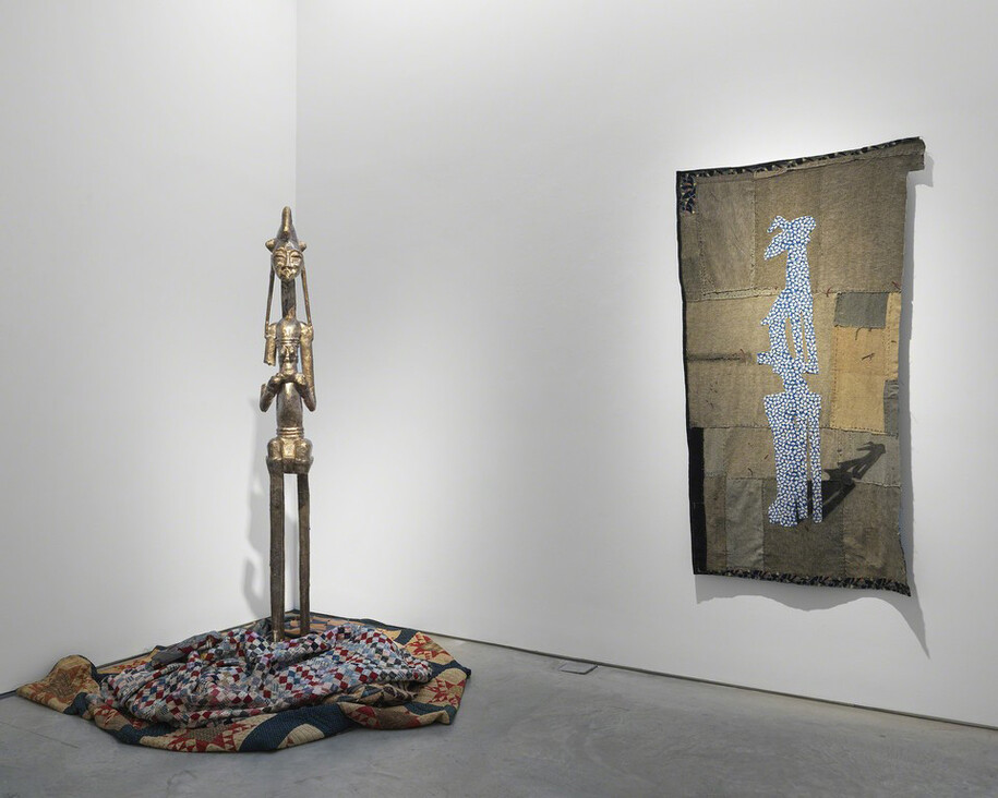 Sanford Biggers, Exhibition view. Courtesy of Marianne Boesky Gallery