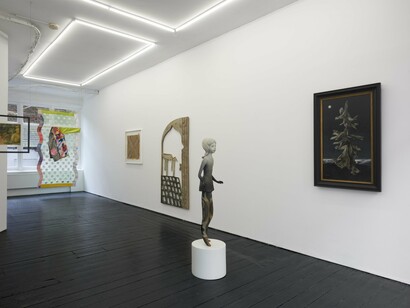 Installation view, Material Girls and their Muses, 2024. Courtesy of Vitrine London/Basel. Photographer: Jonathan Bassett