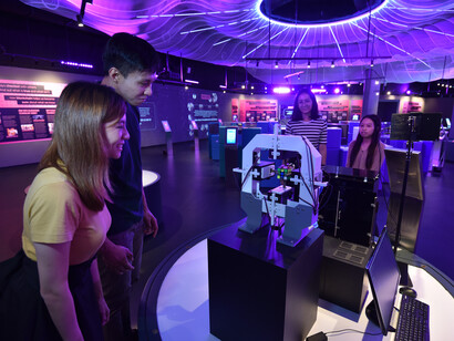 Smart nation playscape, exhibition view. Courtesy of Science Centre
