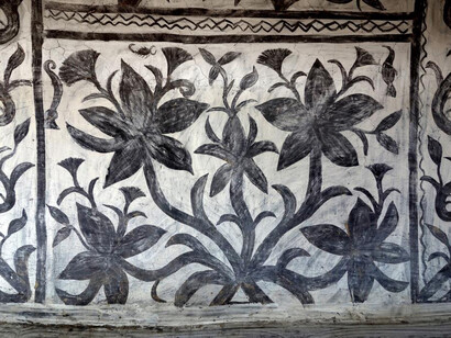 Deidi Von Schaewen, Detail of the Interior of a village house, Khovar style