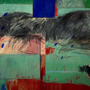 Emanuel Torres, Llama ausente (detail), 2024. Courtesy of David Klein Gallery