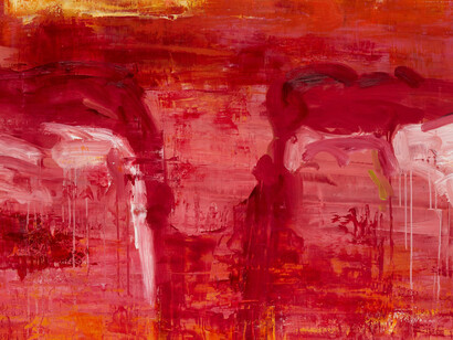 L'Homme Assis, Suzon, oil paint on wood, 100 x 150 cm