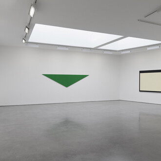 Peter Joseph, The early works, exhibition view. Courtesy of Lisson Gallery
