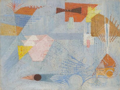 Marie Wilson, Effects of the black sun (detail), 1952-54. Courtesy of Gallery Wendi Norris