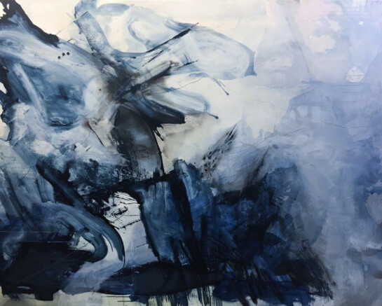 Ellie Fritz, Interference Blues, 2016. Courtesy of K. Imperial Fine Art