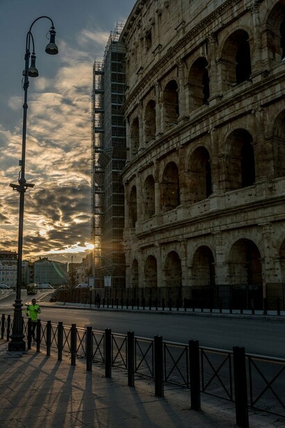 Running at Colosseum
