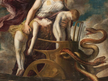 Anselm Feuerbach, Medea an der Urne, 1873