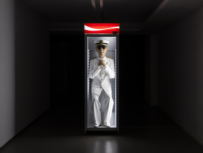 Eugenio Merino, Always Franco, vista de exhibición. Cortesía de ADN Galería. Foto de Roberto Ruiz