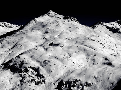 Dede Johnston, Glacier I, 2015, Lambda Print, 21 x 37 ½ in / 54 x 94 cm, courtesy of Eleven, London
