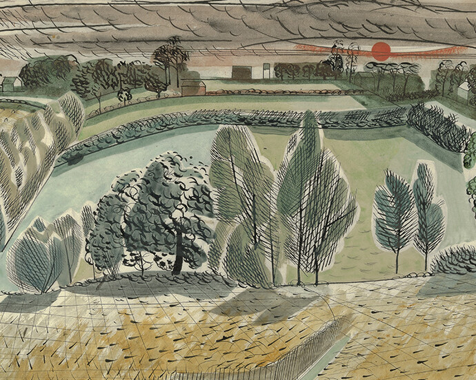Edward Bawden. Courtesy of  Dulwich Picture Gallery 