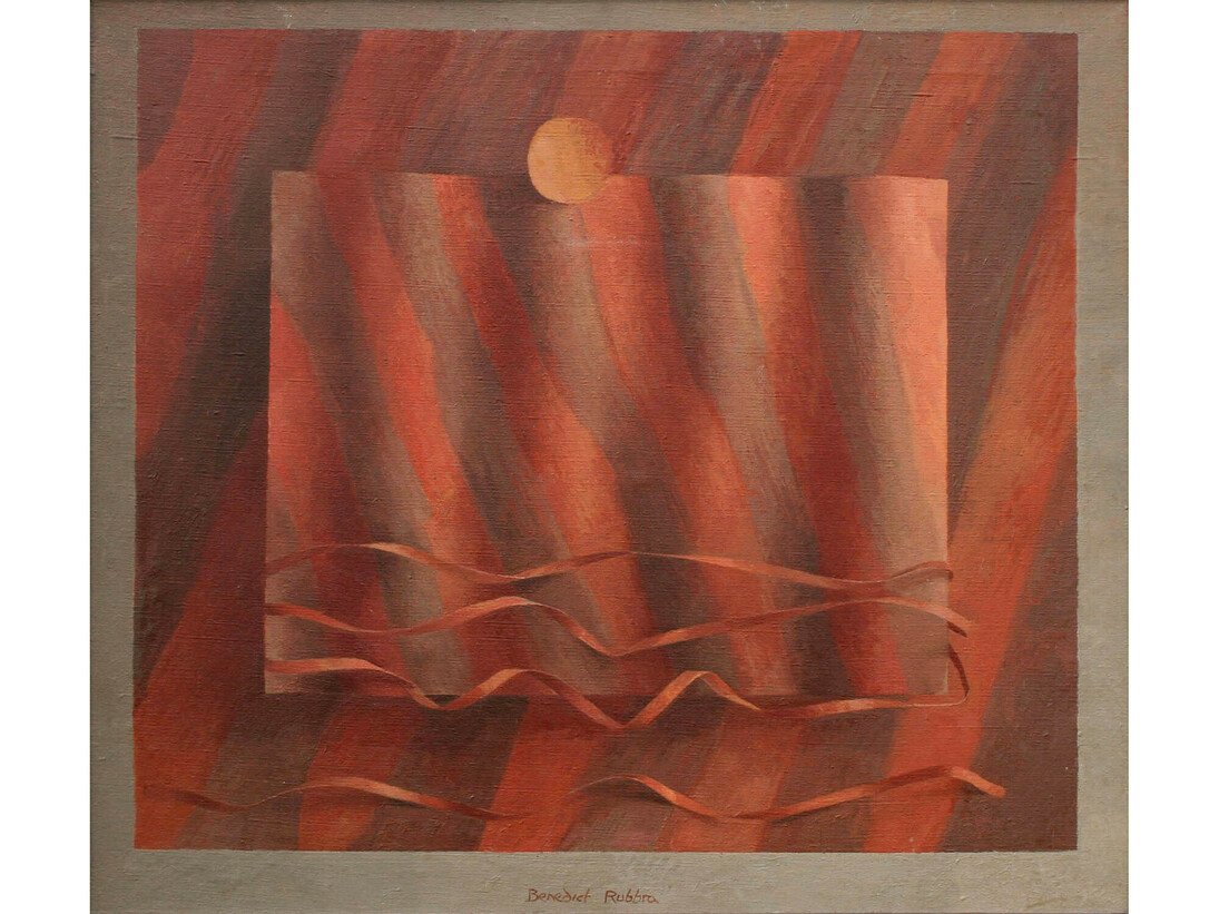 Benedict Rubbra, Dawn unfolding, oil on canvas, 55 x 63 cm, 1983
