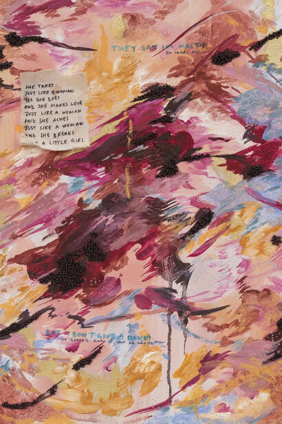 Michaela Yearwood-Dan, Agape I (detail), 2026. Courtesy of Marianne Boesky Gallery
