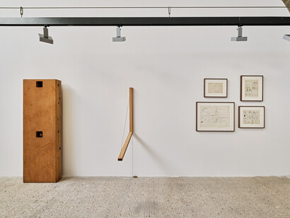 Walter De Maria, The singular experience, exhibition view. Courtesy of Gagosian