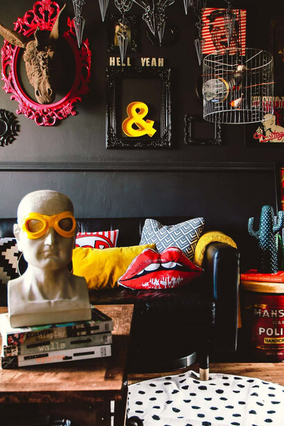 Punk and alternative design interiors in 1980s London