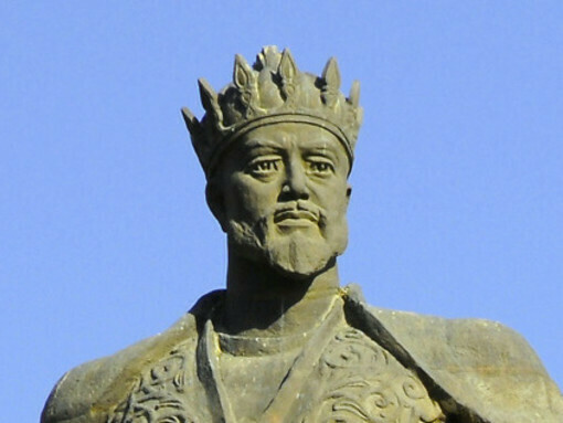 Statue of Amir Timur in Samarkand
